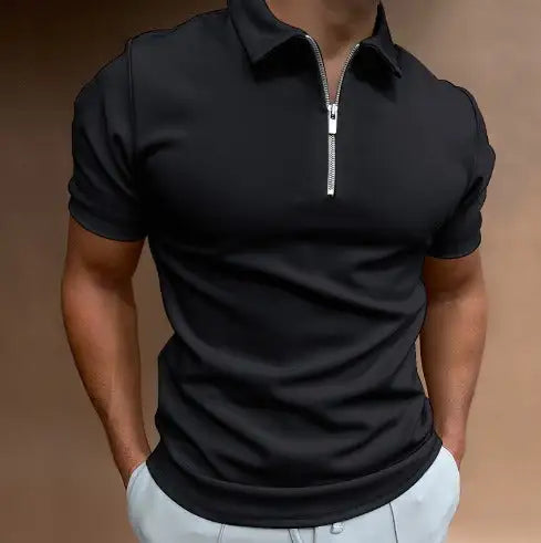 Poloshirt „Brooklyn“ mit Reißverschluss